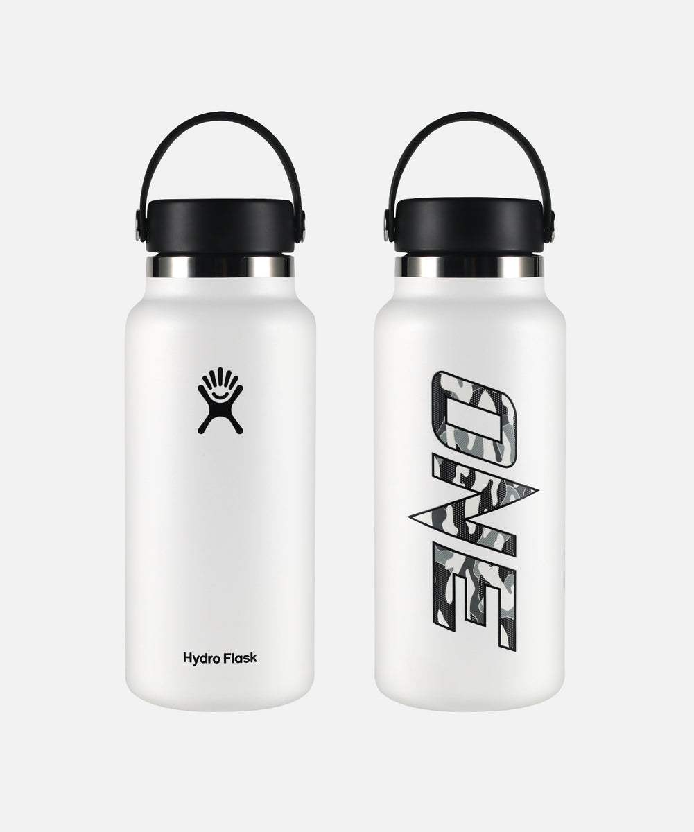 ONE x Hydro Flask 32oz Wide Mouth Flex Cap (White)