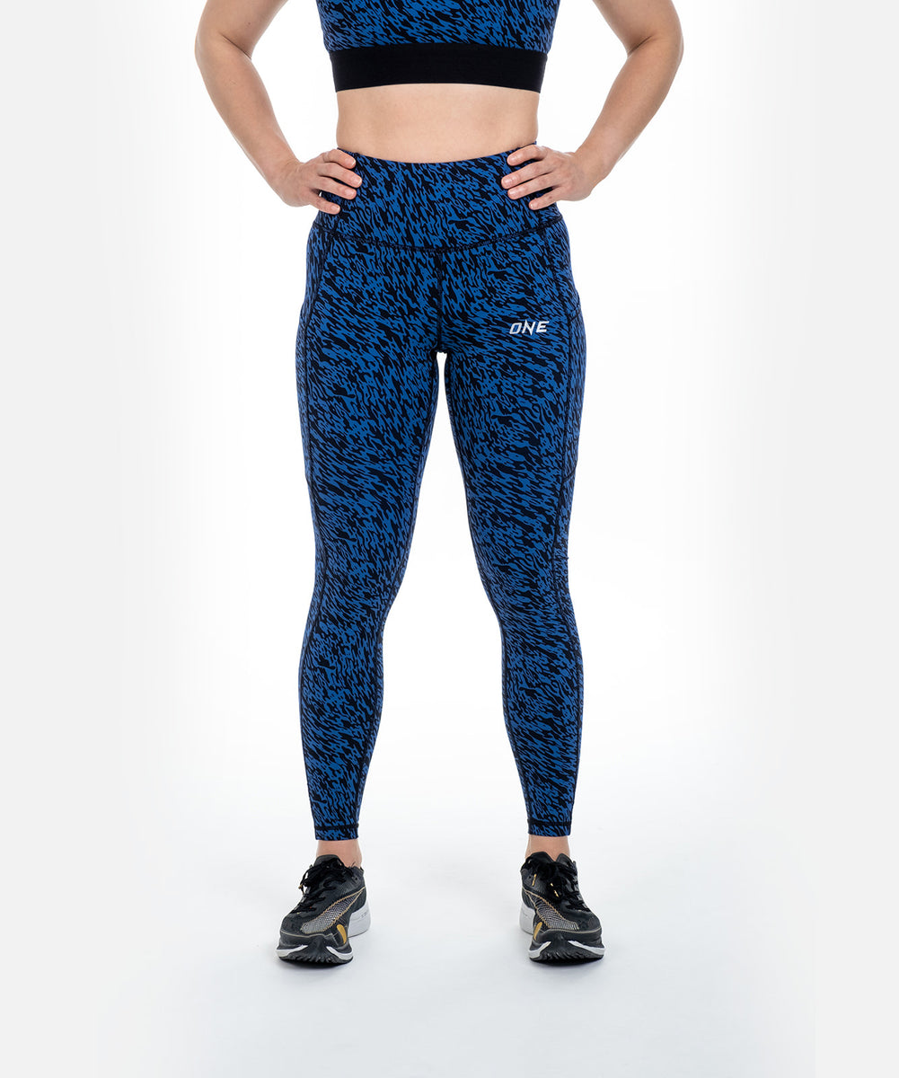 Elite Leggings 7/8 (Blue/Black) –   The Official Online Shop of  ONE Championship