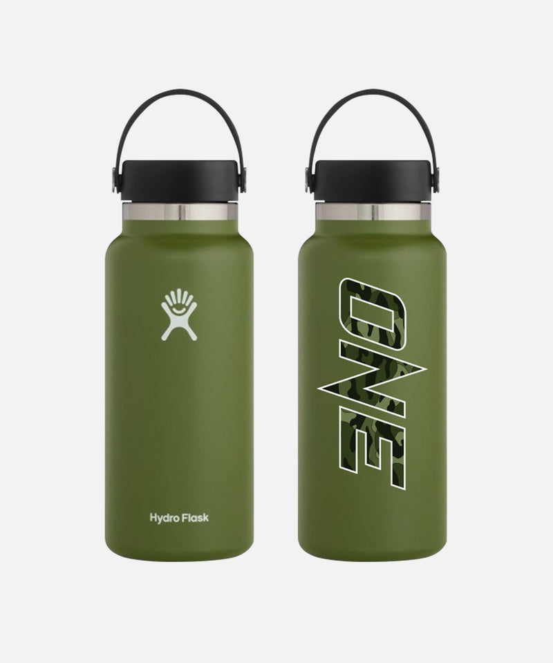 ONE x Hydro Flask 32oz Wide Mouth Flex Cap (Olive) – ONE.SHOP