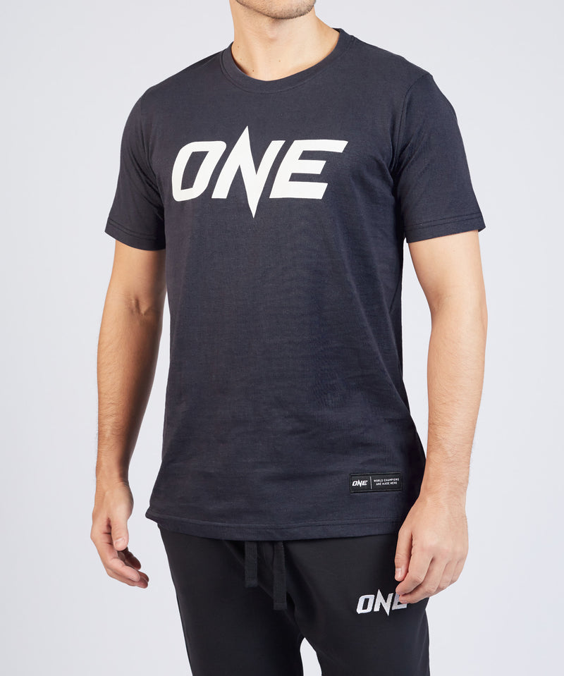 ONE Denim Blue Logo Crop Tee | ONE Championship – ONE.SHOP | The Official  Online Shop of ONE Championship