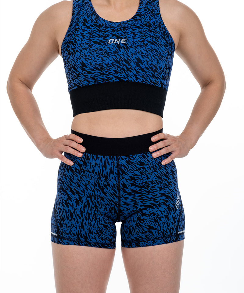 Elite Pro Women Vale Tudo Shorts (Blue/Black) –